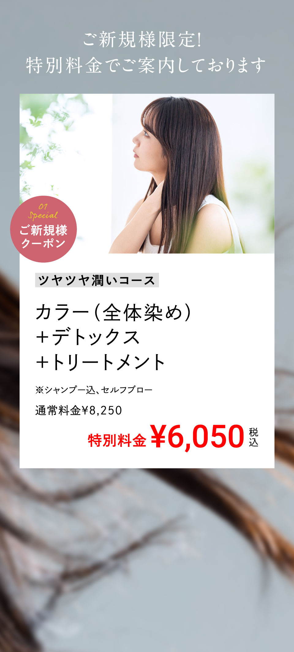 カラー＋デトックス＋トリートメント